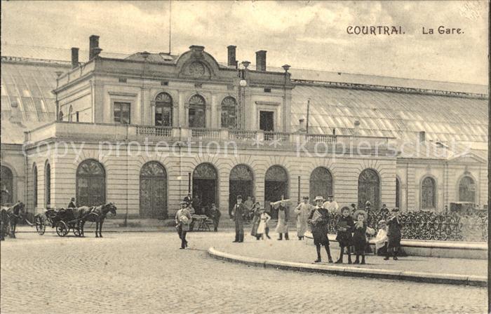 Courtrai KORTRIJK Flandre Belgie La Gare
