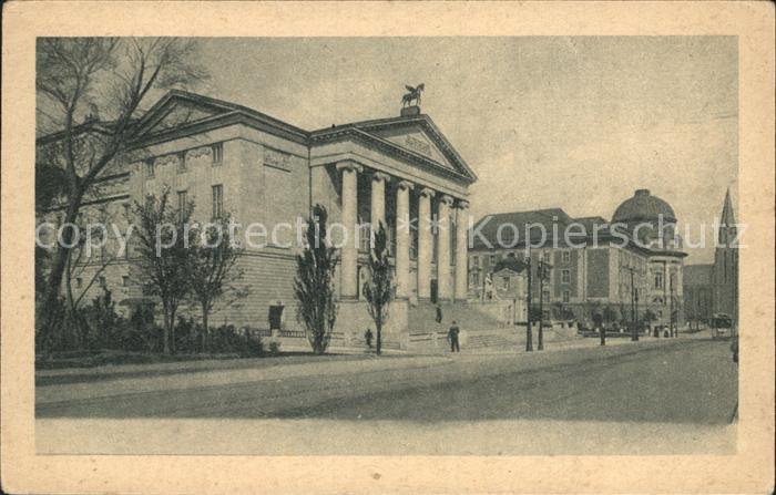 Posen Poznan Neues Stadttheater und Koenigliche Ansiedlungskommission