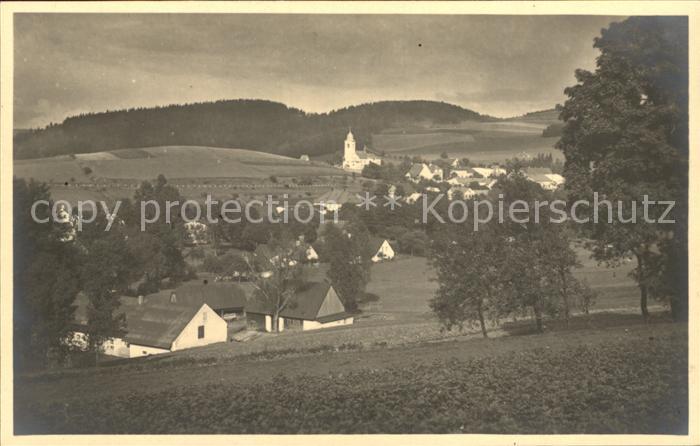 Giesshuebel Adlergebirge Tschechien Panorama