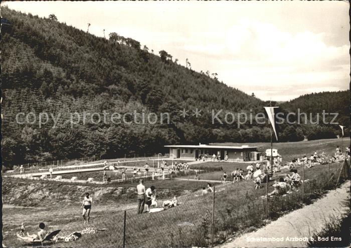 Arzbach Westerwald Schwimmbad Freibad