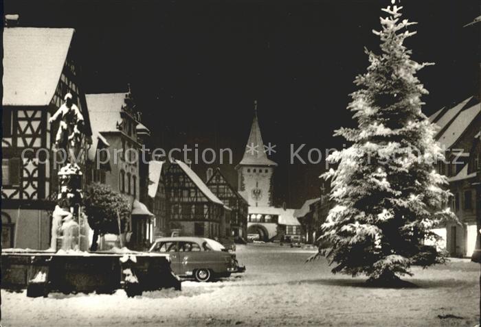 Gengenbach Dorfpartie im Winter