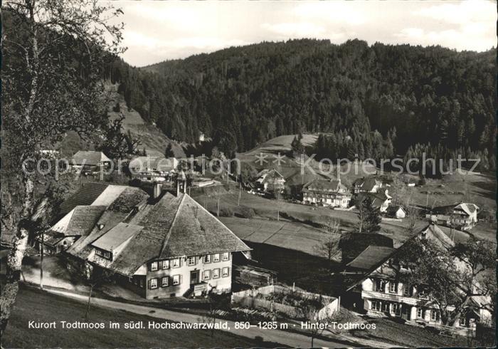 Todtmoos Schwarzwald BW OT Hinter Todtmoos