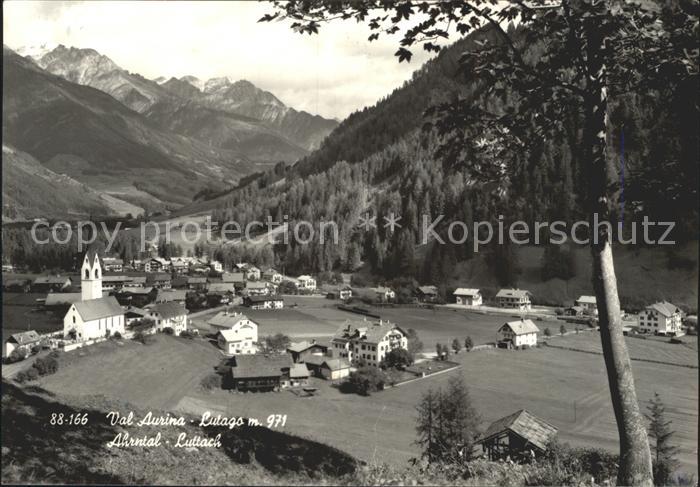 Luttach Ahrntal Suedtirol Panorama