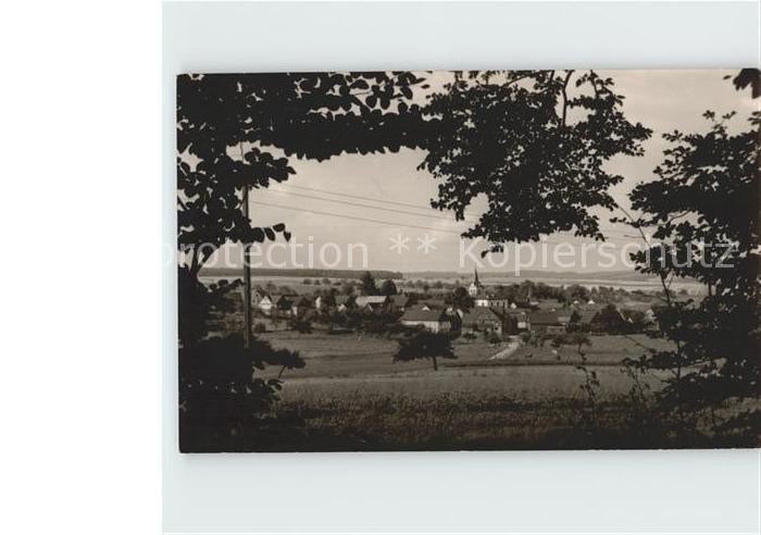 Simmern Hunsrueck Durchblick vom Waldrand