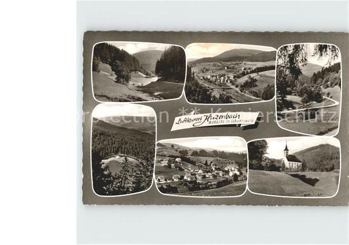 Huzenbach Panorama Murgtal Schwarzwald Kapelle