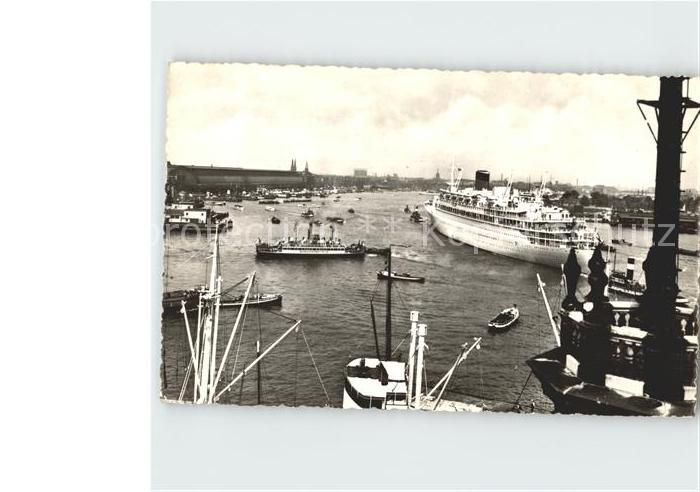 Amsterdam Niederlande Op het Ij Schiffe Dampfer