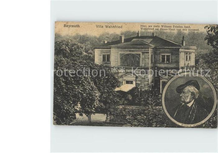 Bayreuth Villa Wahnfried Portrait