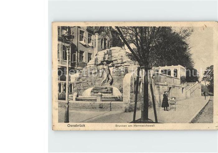Osnabrueck Brunnen am Herrnteichswall