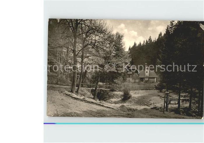 Oberhof Thueringen Gloeckchen im Tal Luftkurort Bahnpost