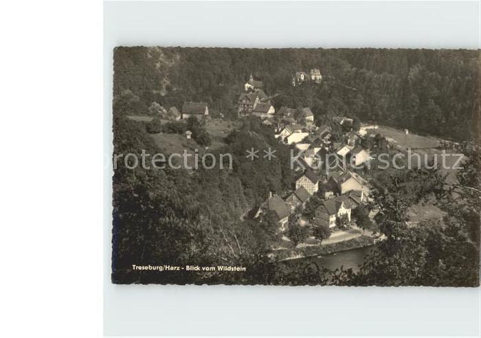 Treseburg Harz Blick vom Wildstein