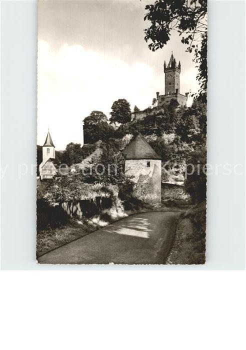 Dillenburg Partie am Graben Wilhelmsturm