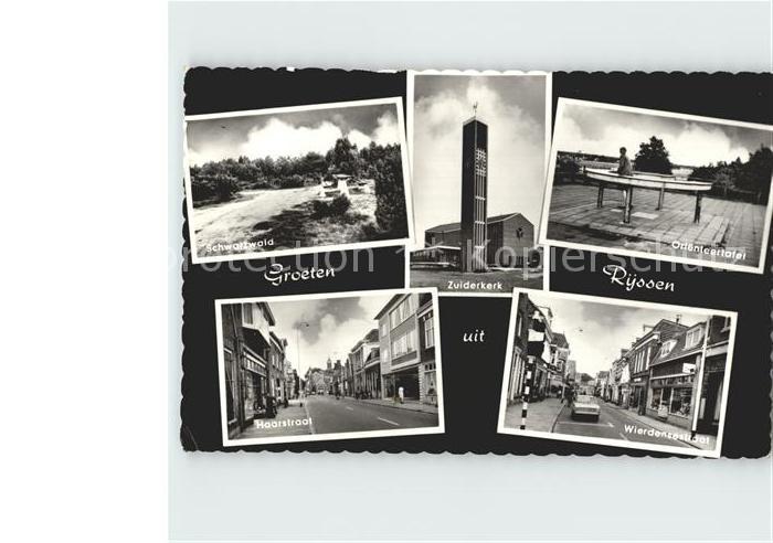 Rijssen Schwarzwald Zuiderkerk Orienteertafel Wierdensestraat Haarstraat