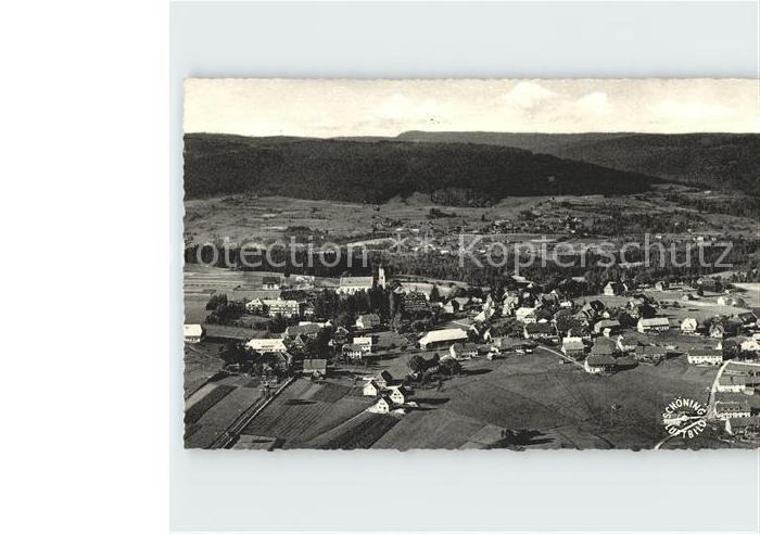 Hoechenschwand Schwarzwald BW Fliegeraufnahme Schwarzwald