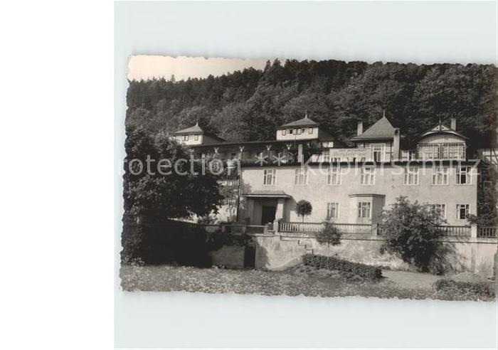 Sitzendorf Thueringen Kaffee Restaurant Cleemanns Berg Terrasse