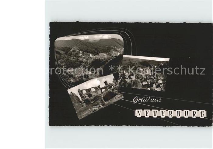 Neuerburg Eifel Ruine Fliegeraufnahme