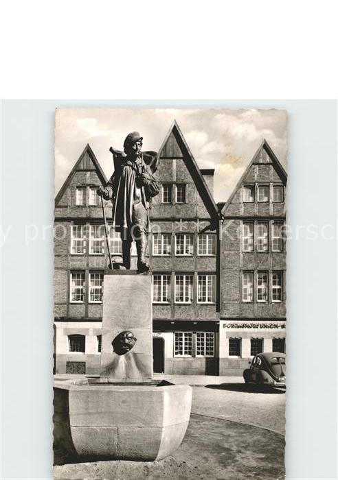 Muenster Westfalen Kiepenkerl Denkmal