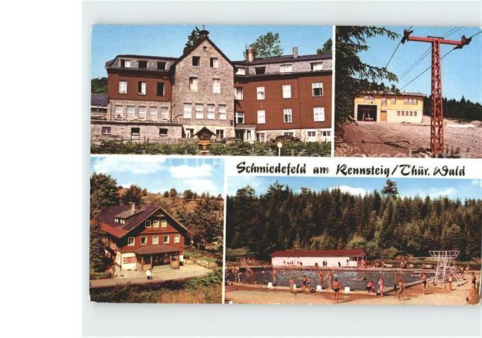 Schmiedefeld Rennsteig Erholungsheim Stutenhaus Liftbaude Eisenberg Filmbuehne W