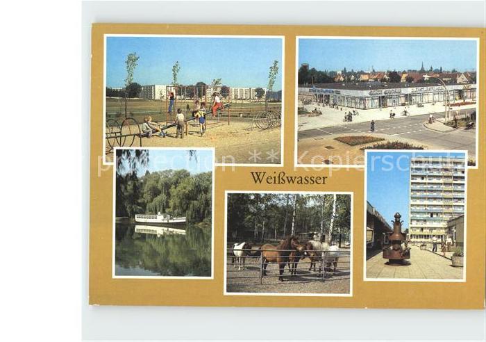 Weisswasser Oberlausitz Freizeitzentrum Jahnteich Tiergarten Wohnkomplex