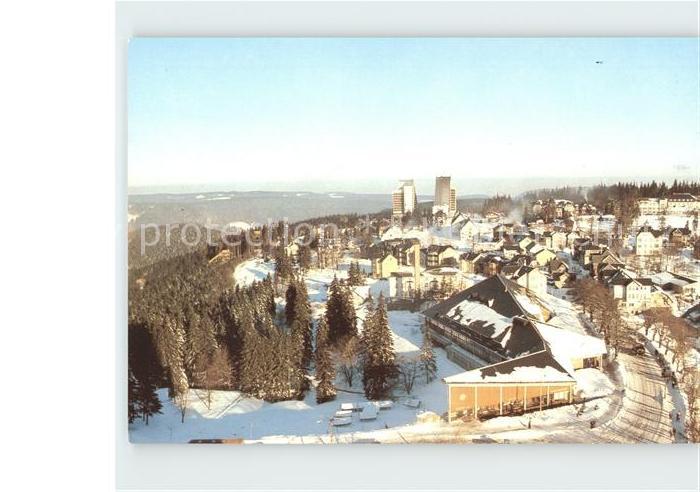 Oberhof Thueringen Winterpanorama