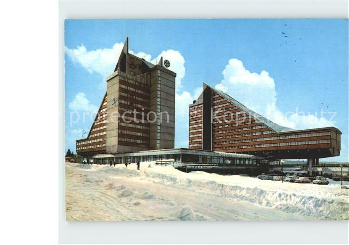 Oberhof Thueringen Interhotel Panorama Wintersportplatz