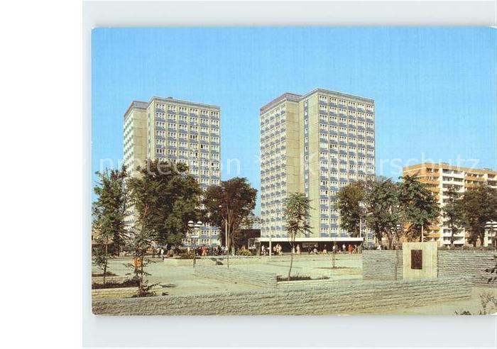 MAGDEBURG  CITY Paul Markowski Platz Hochhaeuser