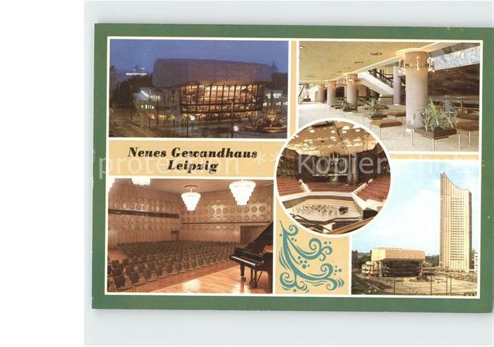 LEIPZIG Sachsen Neues Gewandhaus Hochhaus Karl Marx Universitaet