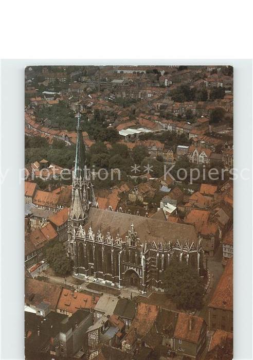Muehlhausen Thueringen Pfarrkirche St Marien Fliegeraufnahme