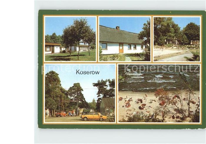 Koserow Ostseebad Usedom Forstferienobjekt Damerow Bungalows Fischerhaus FDGB Er