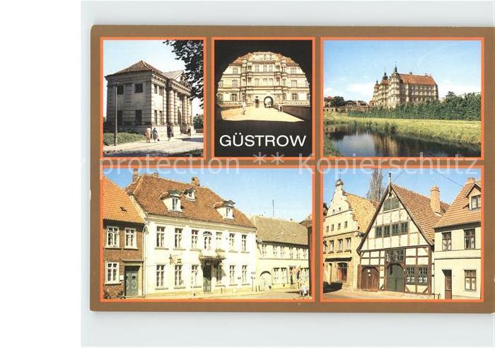 Guestrow Mecklenburg Vorpommern Schloss Heimatmuseum Georg Friedrich Kersting Ha