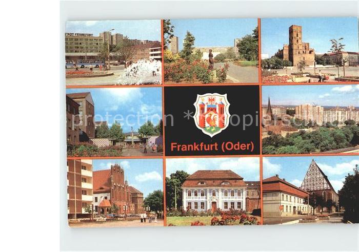 Frankfurt Oder Hotel Karl Marx Strasse Botanischer Garten Kleist Gedenkstaette K