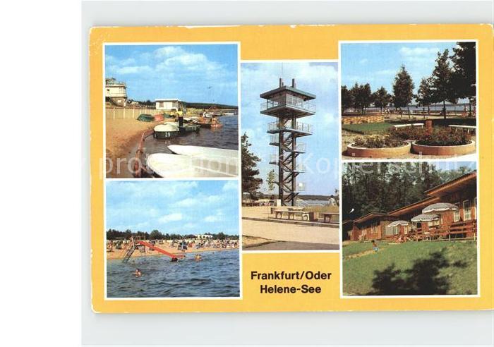 Frankfurt Oder Helene See Aussichtsturm Strand Promenade