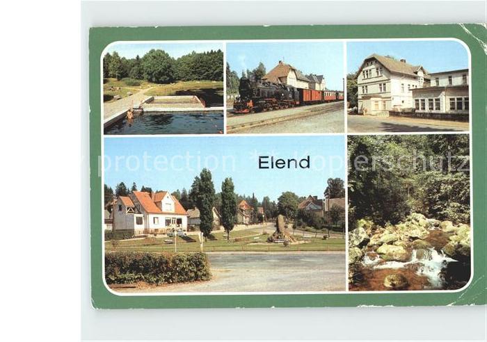 Elend Harz Waldbad Bahnhof FDGB Erholungsheim Donbass Elendstal