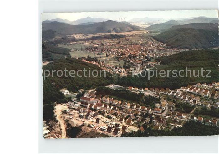 Hauenstein Pfalz im Wasgau Fliegeraufnahme