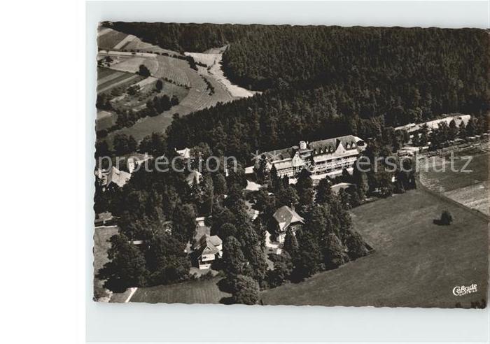 Schoemberg Schwarzwald Waldsanatorium Fliegeraufnahme