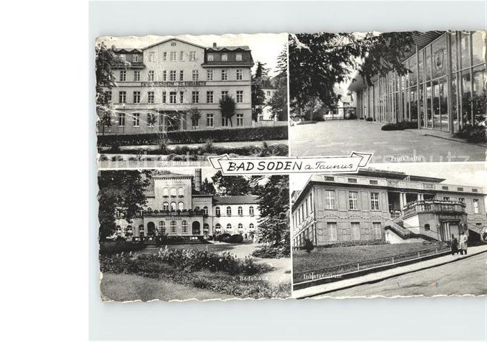 Bad Soden Taunus Erholungsheim St Elisabeth Trinkhalle Badehaus Inhalatorium