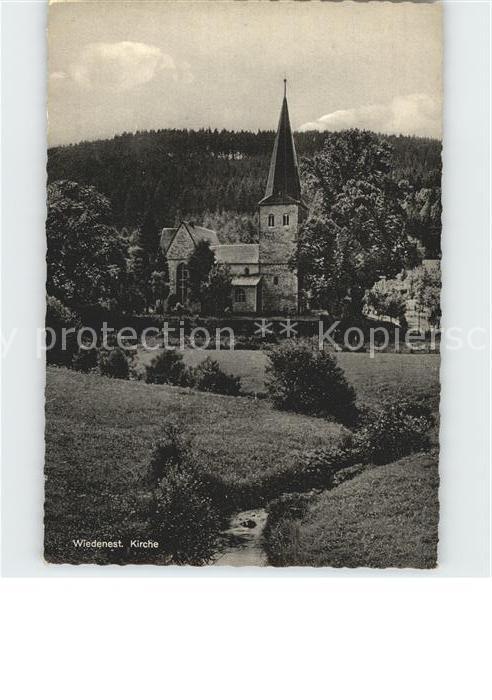 Wiedenest Kirche Bachlauf