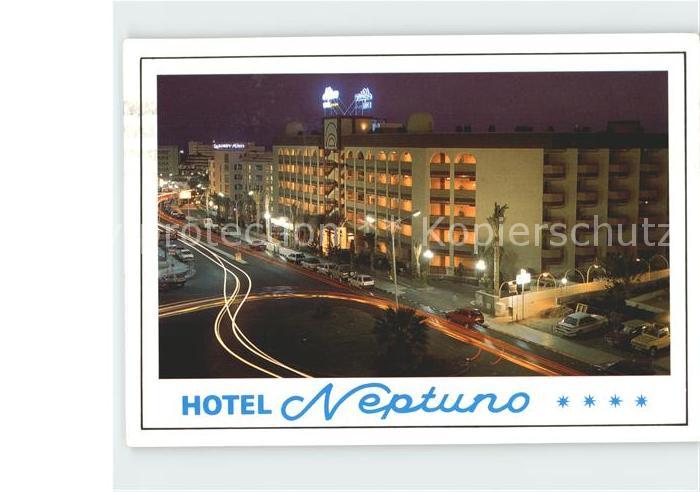 Playa del Ingles Hotel Neptuno Nachtaufnahme