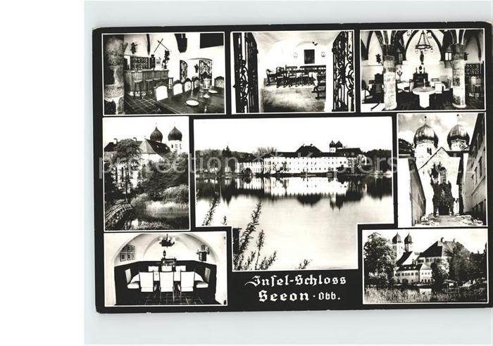 Seeon-Seebruck Inselschloss Gaststaette Klosterkeller Gaestehaus Sandau