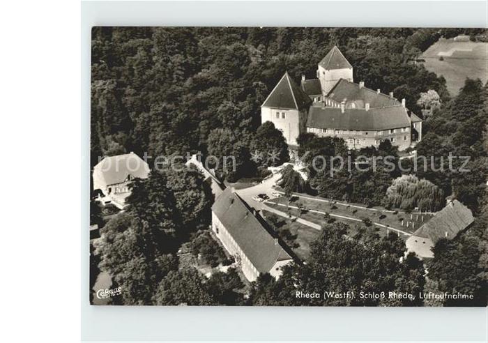 Rheda-Wiedenbrueck Schloss Fliegeraufnahme