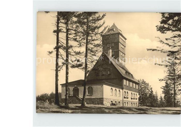 Baerenstein Annaberg-Buchholz Berghaus auf dem Baerenstein