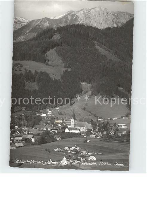 Aflenz Steiermark Gesamtansicht mit Foelzstein Hochschwabgebiet