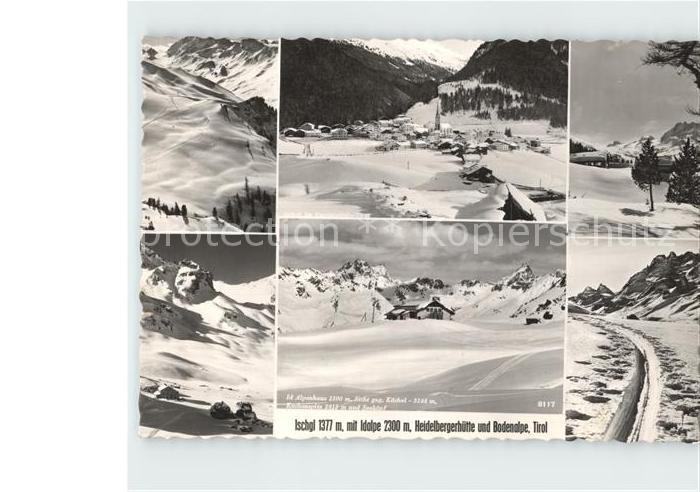 Ischgl Heidelbergerhuette und Bodenalpe Wintersportplatz Alpenpanorama
