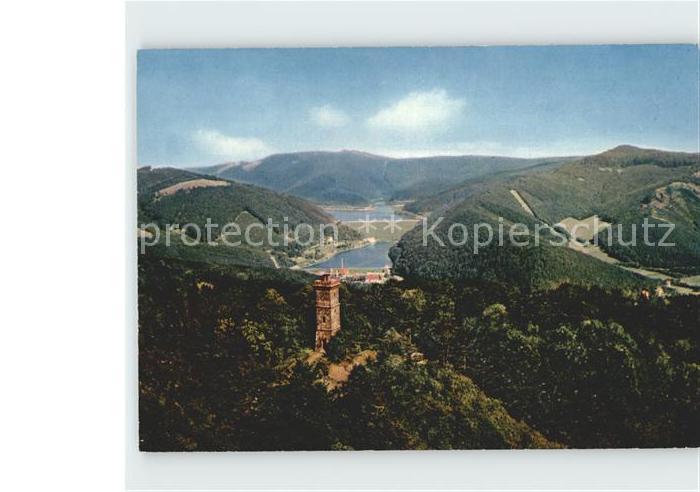 Bad Lauterberg Bismarckturm und Odertalsperre