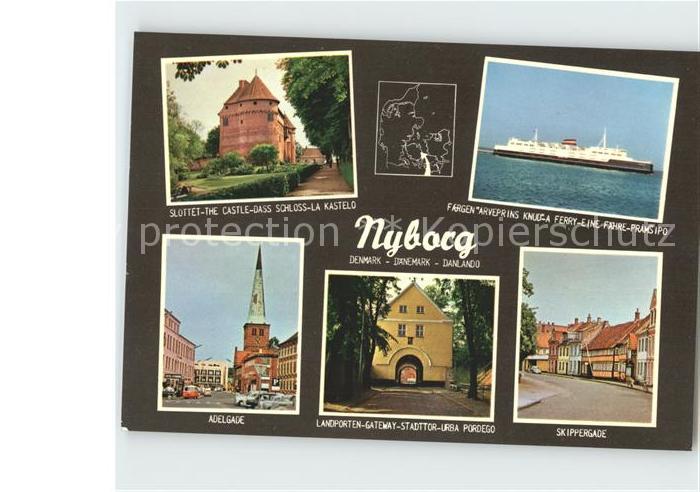 Nyborg Schloss Faehre Kirche Stadttor