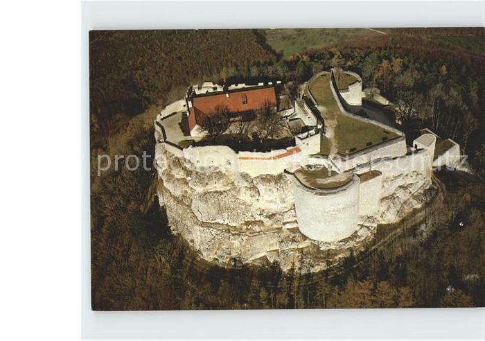 Neuffen Burg Hohen Neuffen Schwaebische Alb Fliegeraufnahme