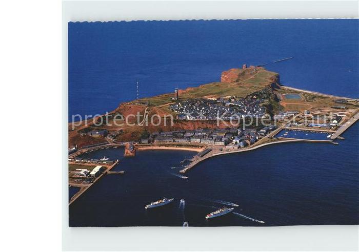 HELGOLAND Insel Schleswig-Holstein Hochseeinsel Nordsee Fliegeraufnahme