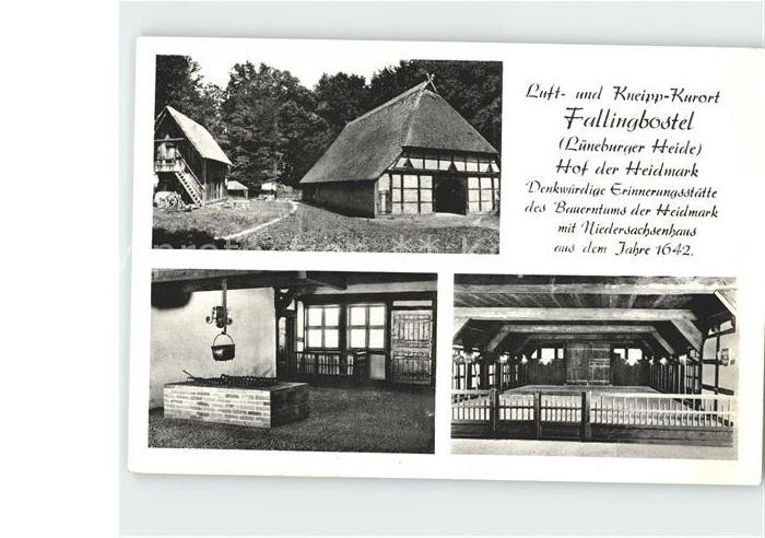 Bad Fallingbostel Hof der Heidmark Erinnerungsstaette des Bauerntums