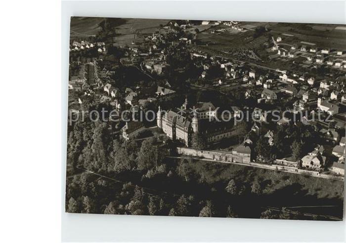 Berleburg Bad Schloss Fliegeraufnahme