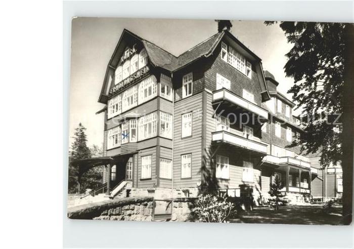 Oberhof Thueringen VdK Erholungsheim Hauptgebaeude