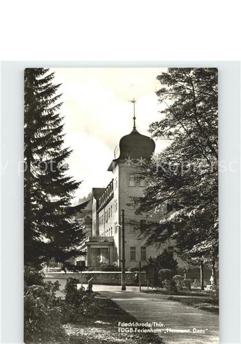 Friedrichroda FDGB Ferienheim Hermann Danz